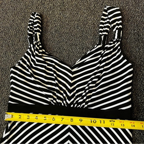 WHBM Striped Maxi Dress Sz S - Picture 6 of 7
